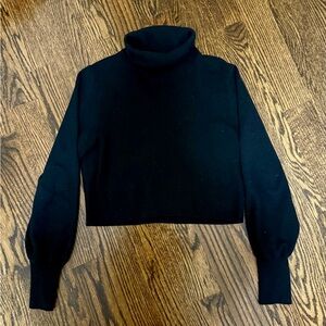 Wilfred Classic Black Turtleneck Sweater